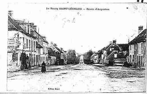 Ville de BOURGSAINTLEONARD(LE) Carte postale ancienne