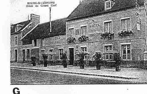 Ville de BOURGSAINTLEONARD(LE) Carte postale ancienne