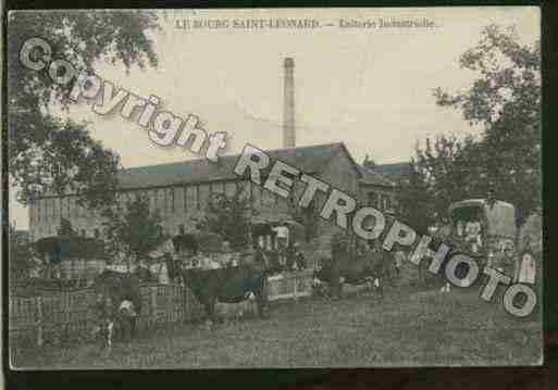 Ville de BOURGSAINTLEONARD(LE) Carte postale ancienne