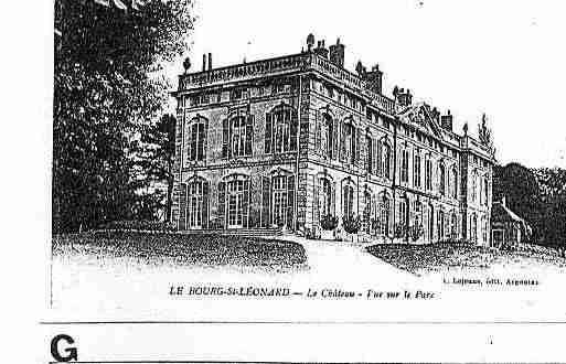 Ville de BOURGSAINTLEONARD(LE) Carte postale ancienne