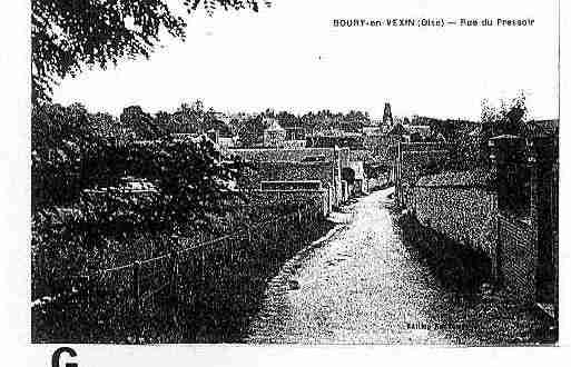 Ville de BOURYENVEXIN Carte postale ancienne