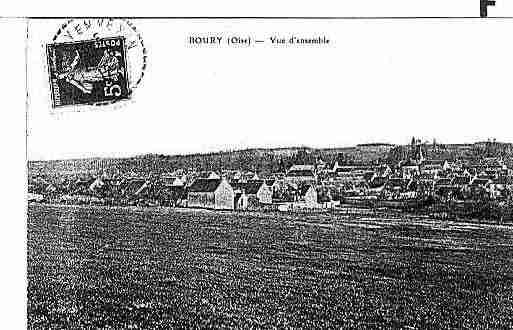 Ville de BOURYENVEXIN Carte postale ancienne