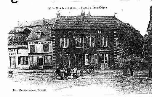 Ville de BRETEUIL Carte postale ancienne