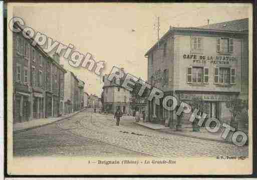 Ville de BRIGNAIS Carte postale ancienne