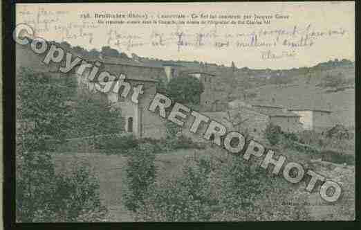 Ville de BRULLIOLES Carte postale ancienne