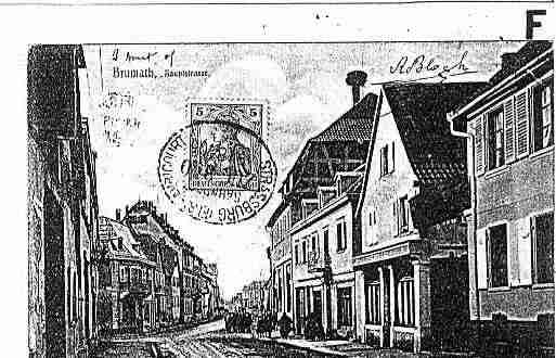 Ville de BRUMATH Carte postale ancienne