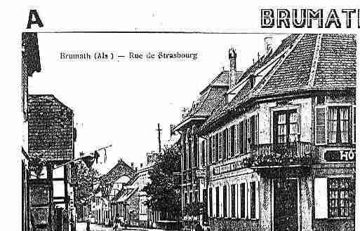 Ville de BRUMATH Carte postale ancienne