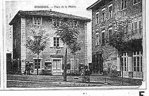 Ville de BRUSSIEU Carte postale ancienne