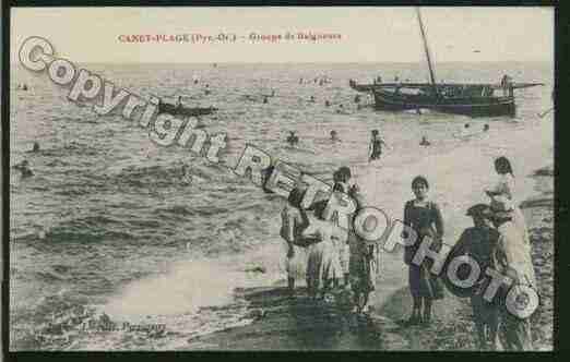 Ville de CANETENROUSSILLON Carte postale ancienne