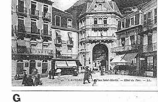 Ville de CAUTERETS Carte postale ancienne