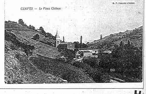 Ville de CENVES Carte postale ancienne