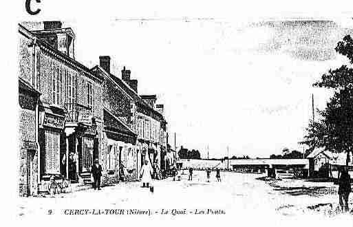 Ville de CERCYLATOUR Carte postale ancienne