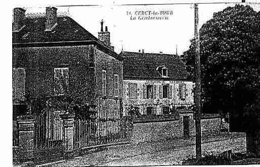 Ville de CERCYLATOUR Carte postale ancienne