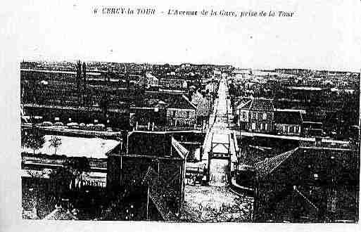 Ville de CERCYLATOUR Carte postale ancienne