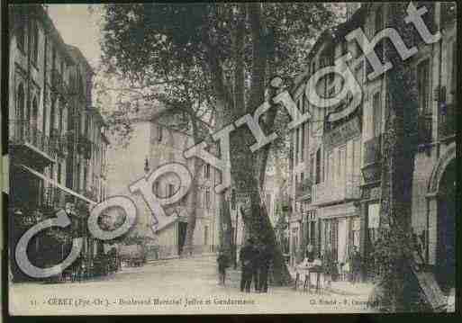 Ville de CERET Carte postale ancienne