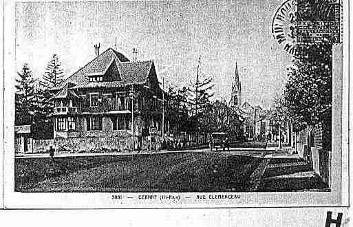 Ville de CERNAY Carte postale ancienne