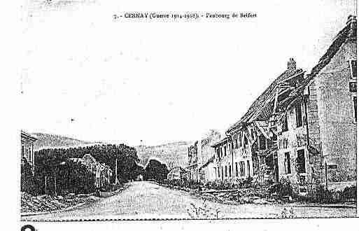 Ville de CERNAY Carte postale ancienne