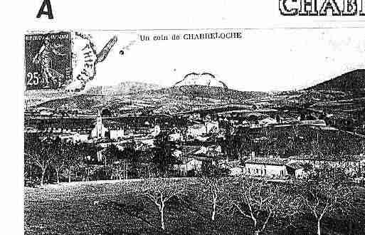 Ville de CHABRELOCHE Carte postale ancienne