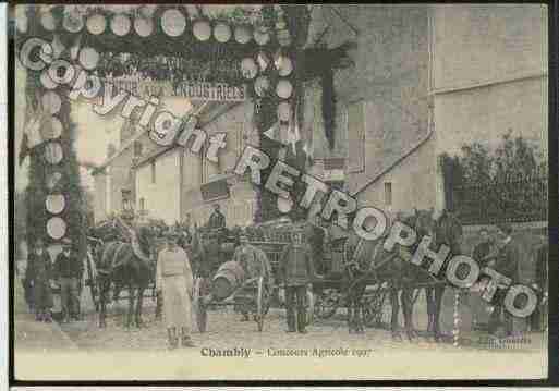 Ville de CHAMBLY Carte postale ancienne