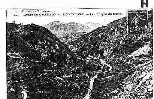 Ville de CHAMBONSURLAC Carte postale ancienne