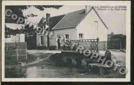 Ville de CHAPELLESAINTANDRE(LA) Carte postale ancienne