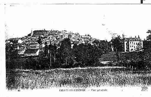 Ville de CHATEAUCHINON Carte postale ancienne