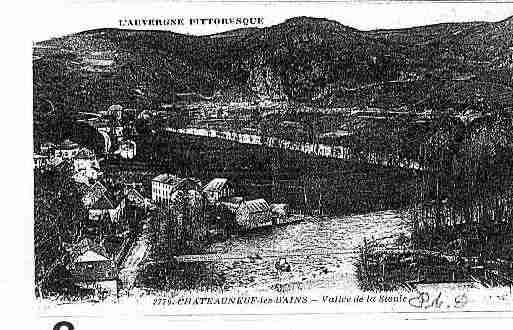 Ville de CHATEAUNEUFLESBAINS Carte postale ancienne