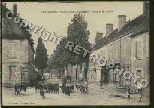 Ville de CHATEAUNEUFVALDEBARGIS Carte postale ancienne