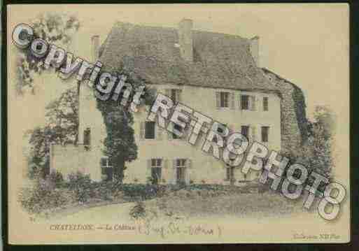 Ville de CHATELDON Carte postale ancienne