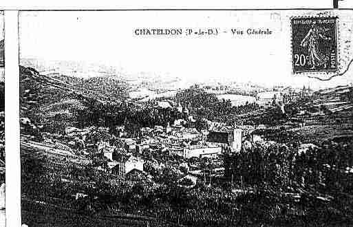 Ville de CHATELDON Carte postale ancienne