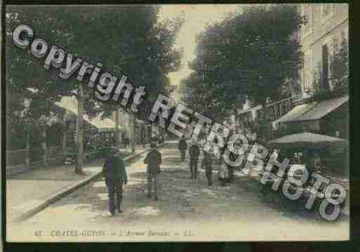 Ville de CHATELGUYON Carte postale ancienne