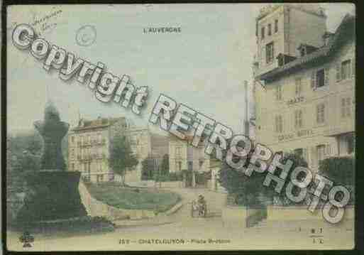 Ville de CHATELGUYON Carte postale ancienne