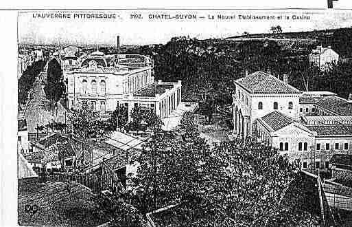 Ville de CHATELGUYON Carte postale ancienne