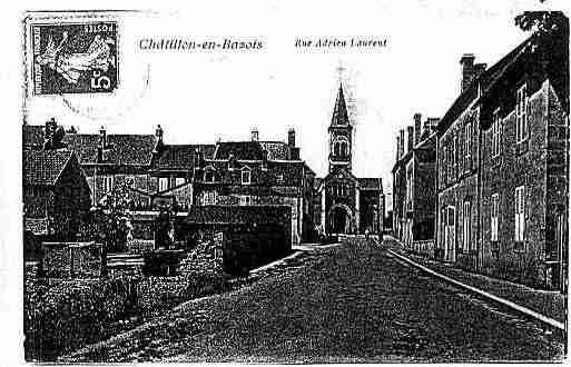 Ville de CHATILLONENBAZOIS Carte postale ancienne