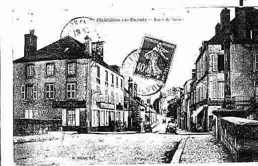 Ville de CHATILLONENBAZOIS Carte postale ancienne