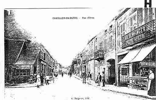 Ville de CHATILLONENBAZOIS Carte postale ancienne