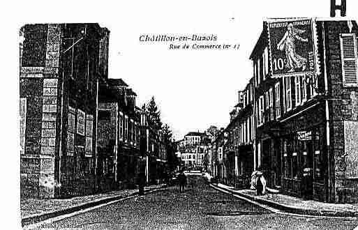 Ville de CHATILLONENBAZOIS Carte postale ancienne