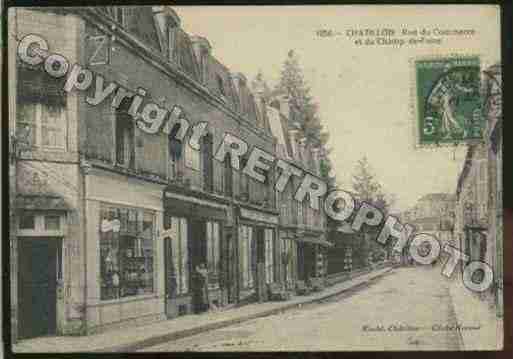 Ville de CHATILLONENBAZOIS Carte postale ancienne