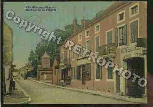 Ville de CHATILLONENBAZOIS Carte postale ancienne