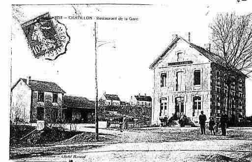 Ville de CHATILLONENBAZOIS Carte postale ancienne