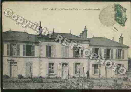 Ville de CHATILLONENBAZOIS Carte postale ancienne