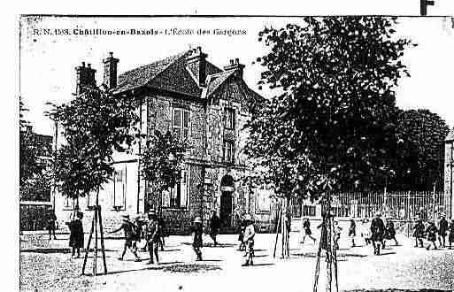 Ville de CHATILLONENBAZOIS Carte postale ancienne