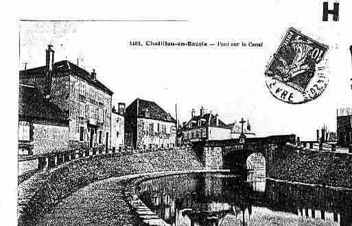 Ville de CHATILLONENBAZOIS Carte postale ancienne