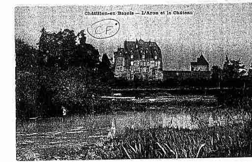 Ville de CHATILLONENBAZOIS Carte postale ancienne