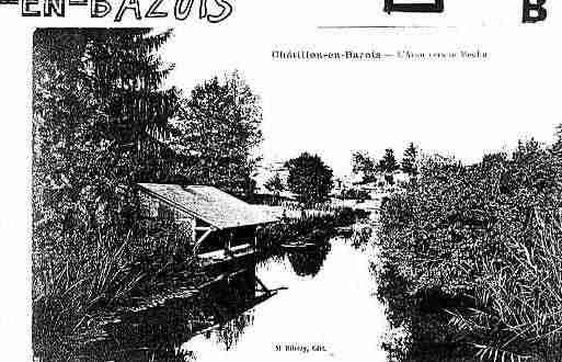 Ville de CHATILLONENBAZOIS Carte postale ancienne