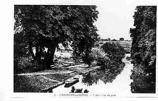 Ville de CHATILLONENBAZOIS Carte postale ancienne