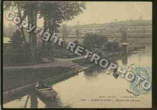 Ville de CHATILLONENBAZOIS Carte postale ancienne