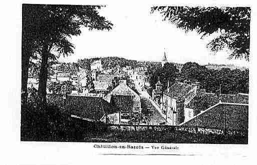 Ville de CHATILLONENBAZOIS Carte postale ancienne