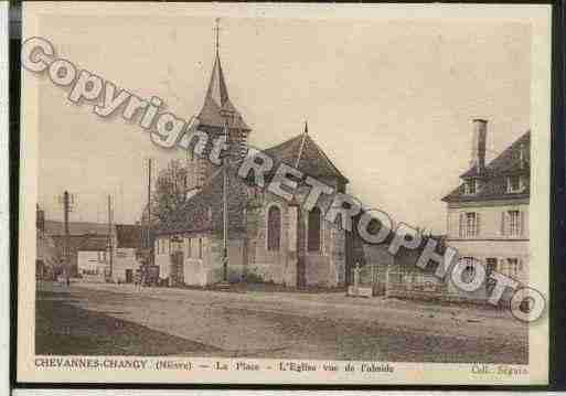 Ville de CHEVANNESCHANGY Carte postale ancienne