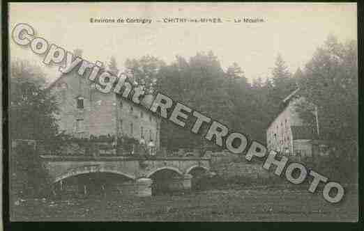 Ville de CHITRYLESMINES Carte postale ancienne